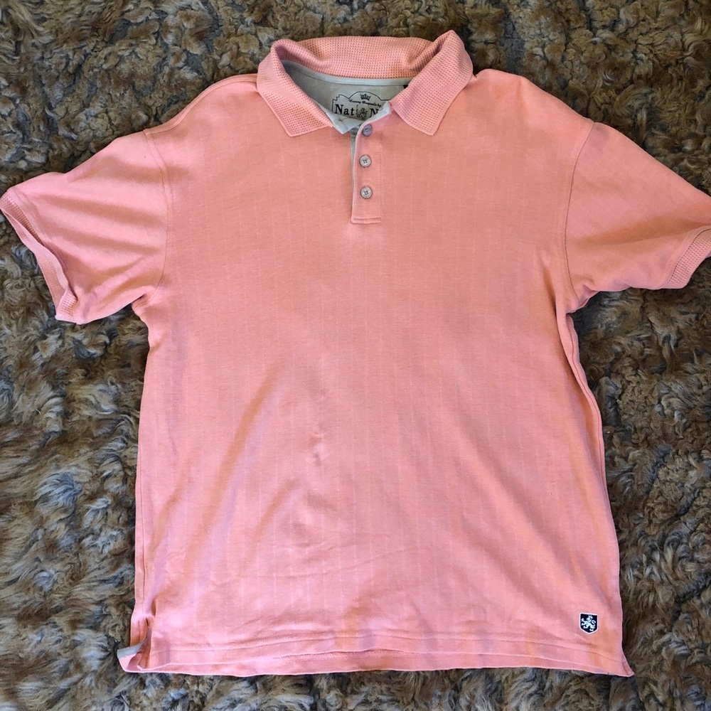 Nat Nast Luxury Originals Silk Polo Shirt Men’s L
